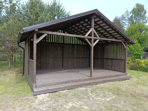 4x5m Gartenpavillon — Praktisch, Langlebig und Perfekt als Außenschutz