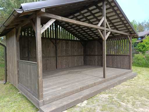 4x5m Gartenpavillon — Praktisch, Langlebig und Perfekt als Außenschutz