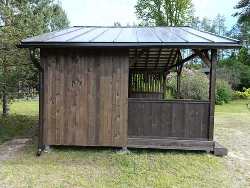 4x5m Gartenpavillon — Praktisch, Langlebig und Perfekt als Außenschutz