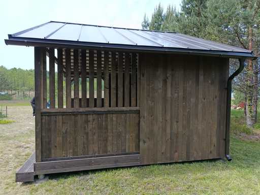 4x5m Gartenpavillon — Praktisch, Langlebig und Perfekt als Außenschutz