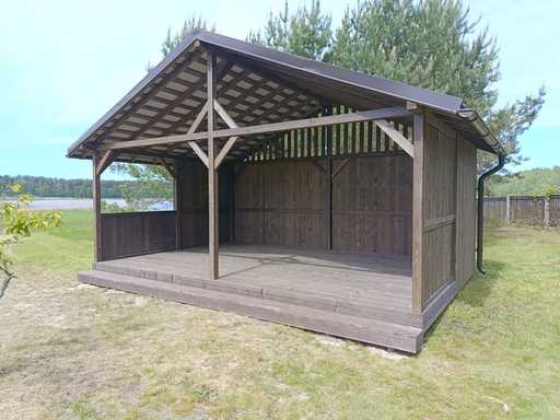 4x5m Gartenpavillon — Praktisch, Langlebig und Perfekt als Außenschutz - garden gazebo pergola