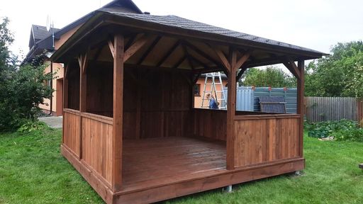 Wie man ein Gartenpavillon bestellt - 9