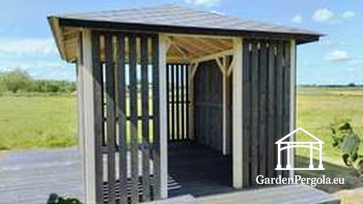 3x4 m Holzpavillon
