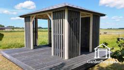 3x4 m Holzpavillon