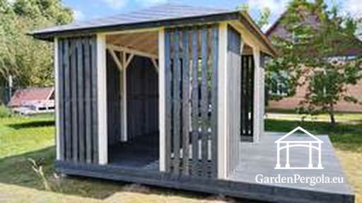 3x4 m Holzpavillon