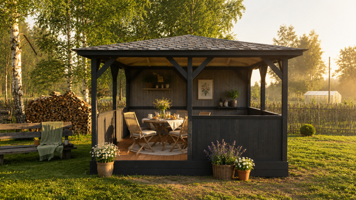 4x4 Gartenpavillon