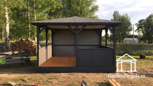4x4 Gartenpavillon - garden gazebo pergola