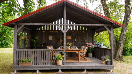 Wie man einen Pavillon für das Essen im Freien auswählt