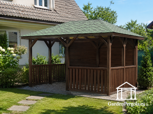 3 × 4 m DIY Holzpavillon ohne Boden – Was benötigen Sie?
